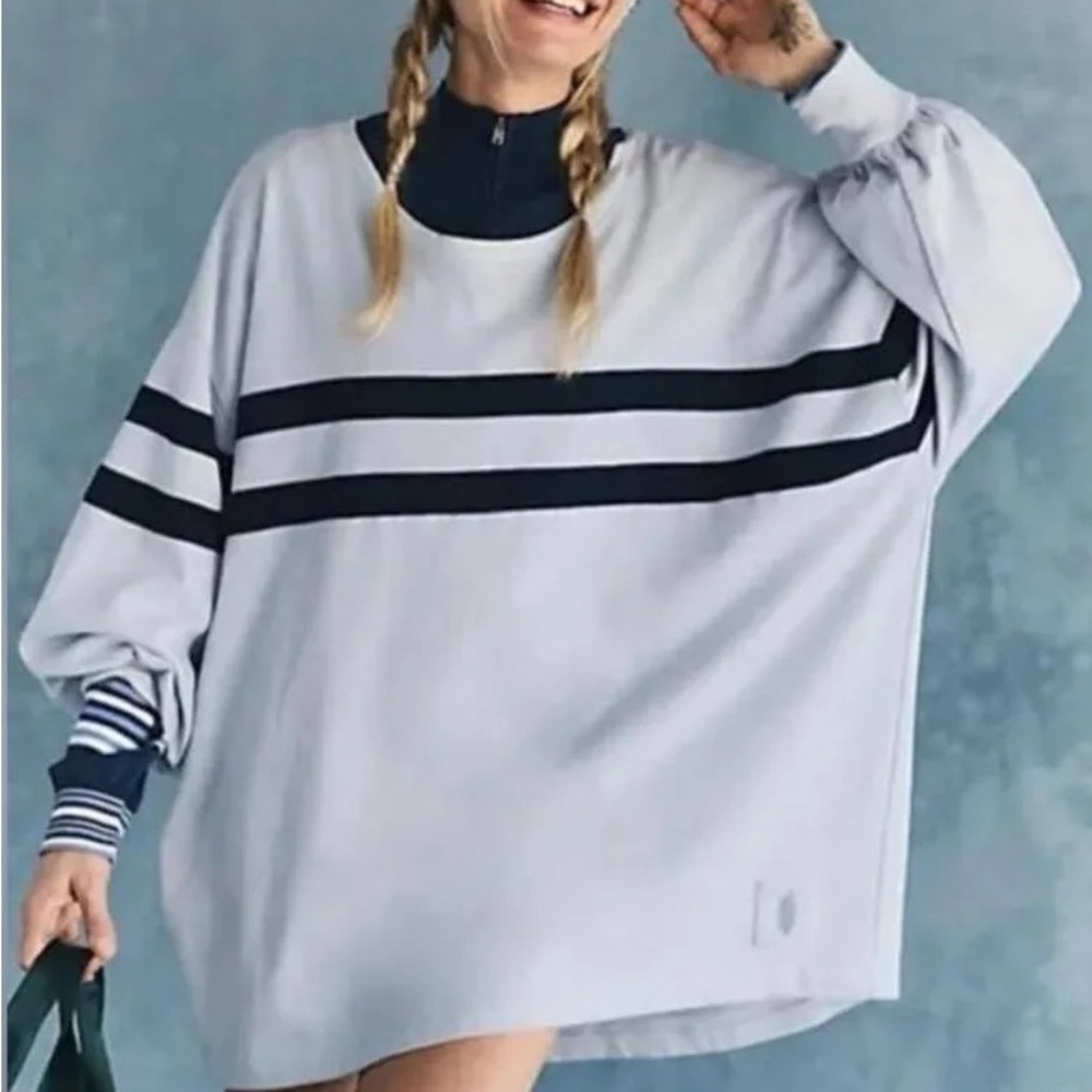 Free people movement post up oversized layering long sleeve tee